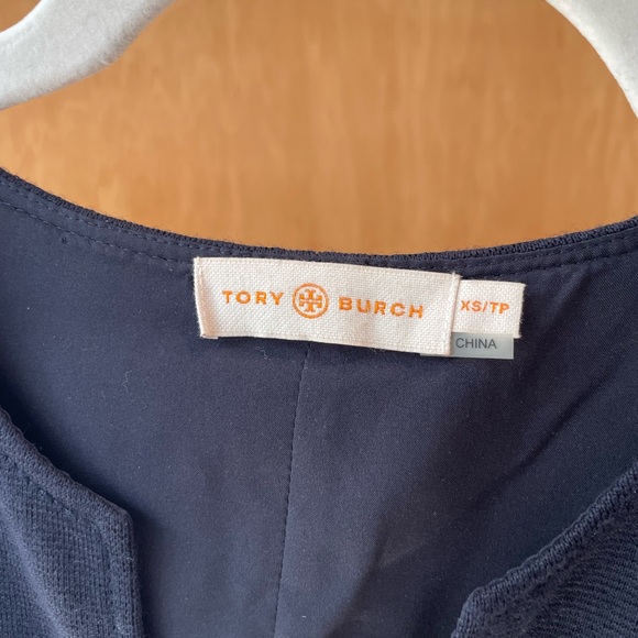 Tory Burch Navy Sleeveless Dress - Picture 4 of 5